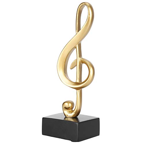 Wifehelper Music Note Statue Ornaments Decoration Accents Decor Desktop Piano Shop Symbol Artwork Figurine Decorations Adornments Modeling Tools