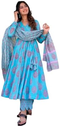 alia cut dress amazon Amazon.com: The Red Lion Enterprise Women Anarkali Dress, Alia cut kurti, Salwar suit pant and Dupatta 3pc set for women Indian dress (US, Alpha, Small, Regular, Regular, Blue) : Clothing, Shoes &