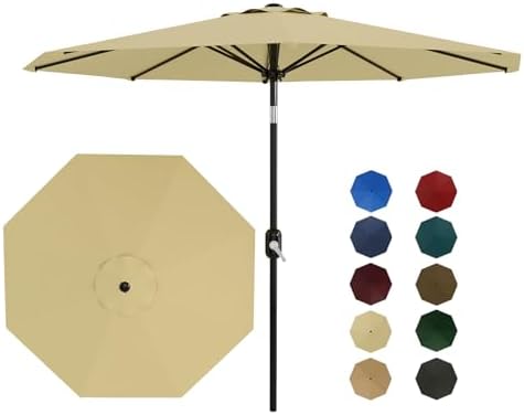 Amazon.com : Yescom 9 Ft Patio Umbrella Replacement Canopy for 6 Rib Market  Umbrella Table Outdoor Backyard Pool Sea Restaurant Wedding Navy : Patio,  Lawn & Garden