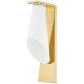 Hudson Valley Lighting 9316-AGB Andros - 1 Light Wall Sconce-16.25 Inches Tall and 5 Inches Wide, Finish Color: Aged Brass