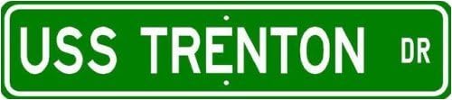USS TRENTON LPD 14 Street Sign - Navy