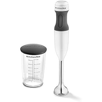 KitchenAid KHB1231WH 2-Speed Hand Blender, White