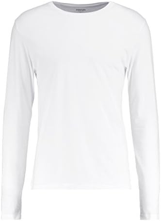 Zalando Textil Men T-Shirts Long Sleeves White L