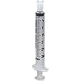 BD Medical Systems 305220 Oral Syringe with Tip Cap, Non-Sterile, 3 mL Capacity, Clear (Pack of 500)