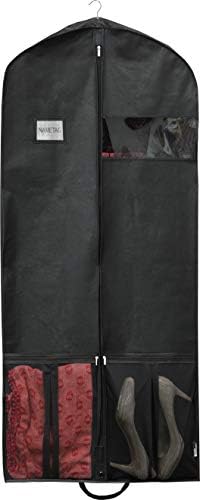 Simplehousware 54-Inch Heavy Duty Garment Bag w/Pocket for Suits, Tuxedos, Dresses, Coats 5 Simplehousware 54-Inch Heavy Duty Garment Bag w/Pocket for Suits, Tuxedos, Dresses, Coats