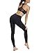HOFISH Women Mid Waist Seamless Soft Leggings for Everyday Casual Low Intensity Exercise Running Yoga Pants Tights