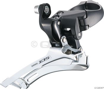 SHIMANO FD-5700 105 Double Front Derailleur (31.8/28.6, Black)