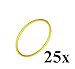 LEGO Technic NEW 25 pcs YELLOW EXTRA LARGE RUBBER BAND BELT PACK Elastic Round Cross Section