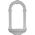 Ekena Millwork NCH16X29AD 16 3/8-Inch x 29 7/8-Inch x 4 5/8-Inch Adonis Wall Niche, Surface Mount