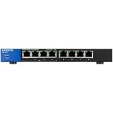 Linksys 8-Port Business Desktop Gigabit PoE+ Switch (LGS108P)