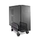 Syba Mobile Desktop Tower Computer Metal Floor Stand Rolling Caster Wheels with Ventilation and Adjustable Width from 6 to 10 Inches - SY-ACC65057 primary