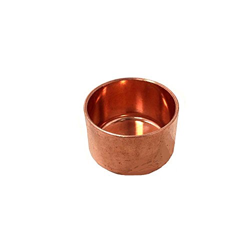 Libra Supply 1/2'' ,1/2 inch, 1/2-inch Copper Sweat Cap, (Bag of 100 pcs, click in for more size options)Copper Pressure Pipe Fitting Plumbing Supply - Thumbnail 3