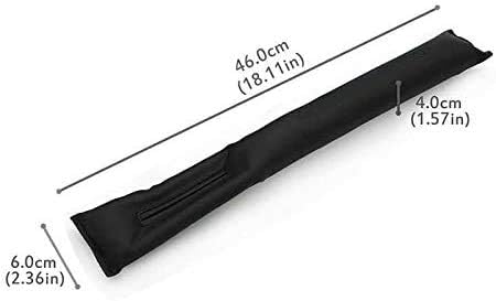 BIzTech ® 2PCS 46cm PU Faux Leather Car Seat Crevice Gap Filler Slot Plug Cover Pad For Universal Fit Sport - Image 3