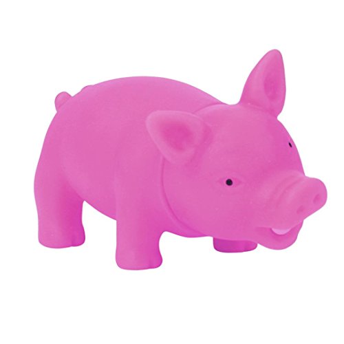 Shybuy Toys Party Squeeze Realistic SQUEAKING Pink Toy Pig (Random Colour) - Thumbnail 3