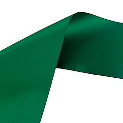 VATIN 4" Wide Double Faced Polyester Forest Green