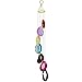 Rockcloud Agate Slices Geode Wind Chime Home Garden Decoration Figurine Large Size