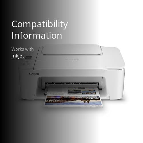 Canon PIXMA TS3720 Wireless All-in-One Printer for Basic Home Printing, White