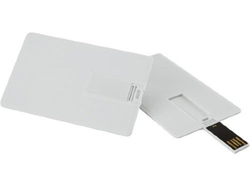 Photo 1 of 10-Pack 32GB Ultra-Thin Credit Card USB 2.0 Flash Drives - Slim White Portable Thumb Drives for Storage