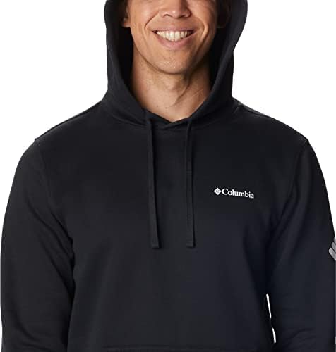 Herren Trek Hoodie, Schwarz/CSC-Ärmel-Logo, Medium