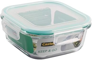 - Envase hermético, 800 ML, Vidrio borosilicato. Libre de BPA. Apto para congelador, horno, microondas y lavavajillas.