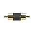 VCE 5-PACK Gold Plated RCA Male to Male RCA Coupler Connector