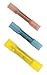Ancor 309299 Marine Grade Electrical Nylon Insulated Adhesive Lined Heat Shrink Butt Connectors (12 to 10-Gauge, Yellow, 100-Pack)