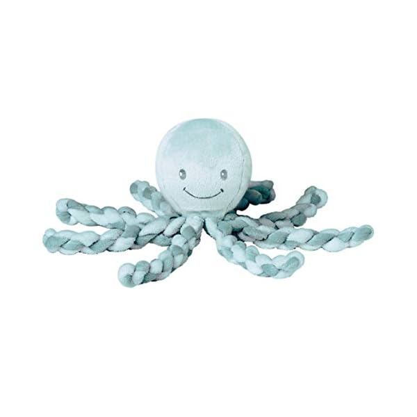 Nattou Kuscheltier Oktopus, Für Neugeborene und Frühchen, 23 cm, Mintgrün