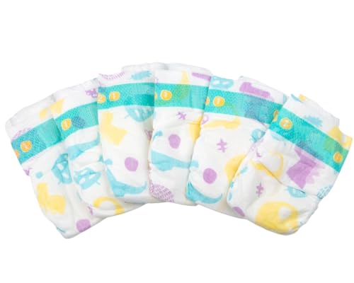 6-Piece Pack Reborn Baby Dolls Diapers for 17-22 inch Reborn Doll Newborn