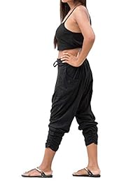 Pantalones de algodón para hombre y dama con 2 bolsillos y cintura elástica