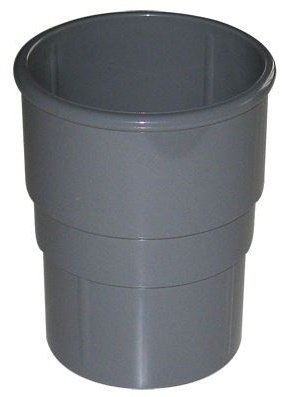 O' SO EEZY RSM1W White 50mm Downpipe Joiner Miniflo Guttering for shed, Porch, Conservatory, Out Building, etc Full Range