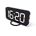 Home LED Clock-No Frills Simple Operation-Large Night Light-Loud Alarm-Snooze-Full Range Brightness Dimmer-Big White Digit Display