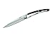 Deejo Ultra Lightweight Folding Pocket Knife with Belt Clip - Ebony Version 1.3 oz - Fine, Sharp Blade - Stainless Steel - Elegant and Modern Design