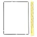 iPad 3 Screen replacement,iPad 3 Front Touch Digitizer Assembly Replacement include Home Button +Camera Holder + Adhesive pre-installed+Middle Frame Bezel+WIFI Antenna Cable (Black)