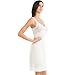 Ilusion 2080 - Plus Size Satin Lace Full Slip - Beige, Size 36