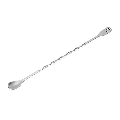 Stainless Steel Spoon Honey Dipper Spoon Swizzle Stick Whisk Mixing Tool-9inch