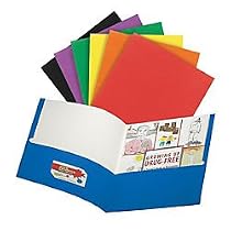 Office Depot(R) Brand 2-Pocket Portfolio, 9 1/2in. x 11 1/2in., Assorted Colors