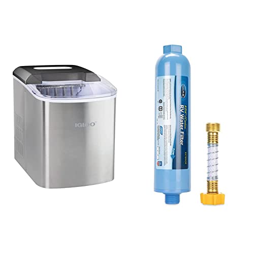 Igloo Automatic Portable Electric Countertop Ice Maker Machine, 26