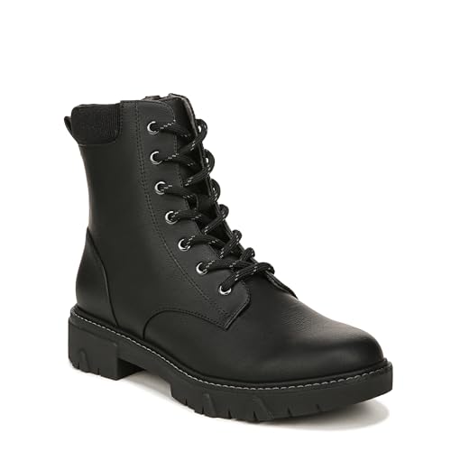 Dr. Scholl's Shoes Women's Headstart Mid Shaft Boots Calf, Black Synthetic, 9.5 at Amazon
