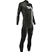 TYR Men's Hurricane Wetsuit Category 1, Black/White, Large