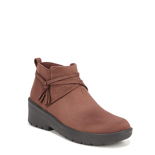 BZees Women's Blaine Washable Comfort Ankle Boots Brown 6.5 M