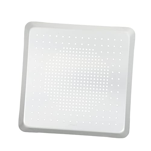 UTHCLO 1Pc Perforated Pizza Baking Tray Aluminium Alloy Ovenware for Home Kitchen Breathable Design for Easy Baking Serving for Pizza Bread