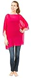 Up2date Fashion Women's Chiffon Beach Cover Up/Poncho for Size S-2X