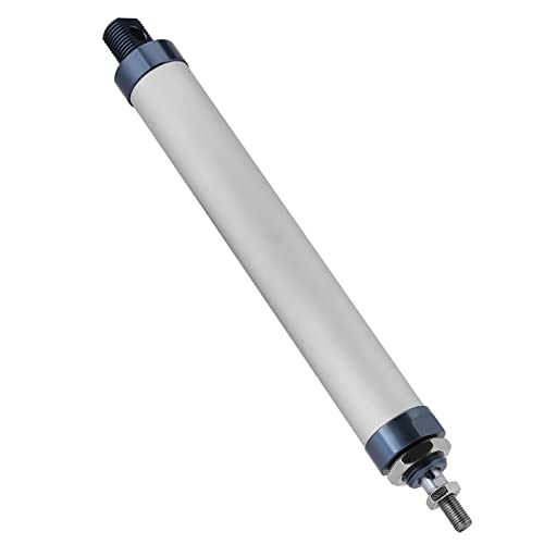 Single Rod Mini Pneumatic Air Cylinder Aluminum Alloy Air Pneumatic Cylinder Dual Acting Stroke 200mm Inner Diameter 32mm Pressure 0.15-1.0MPa