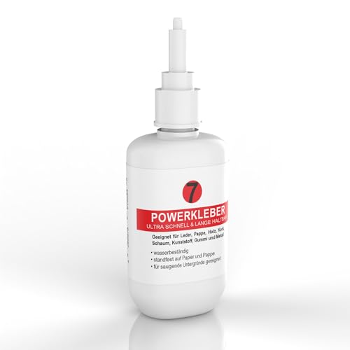 DIP-Tools Powerkleber 50g I schnelltrocknend und lange haltbar, Hochleistungskleber Kleber extra stark, für Leder, Pappe Holz Kork Schaum Kunststoff Gummi Metall, Kunststoffkleber Metallkleber thumbnail 2
