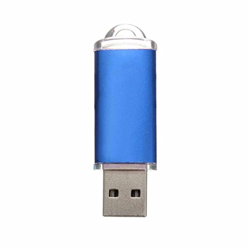 Mchoice 2GB USB 2.0 Metal Flash Memory Stick Storage Thumb U Disk (Blue)