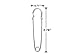 Officepal 2.76 inches Heavy Duty Safety Pins in a Box Container, Large, Extra Strong Steel Metal Spring Lock Pin Fasteners for Quilting, Blankets, Crafts, Clothing, Upholstery (30 Count)
