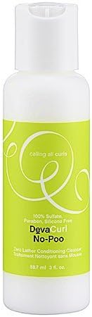 DevaCurl No-Poo Zero Lather Conditioning Cleanser 3.0 oz (Package of 2)