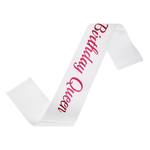 White, Hot Pink Foil Letttering