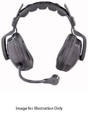 EARTEC Ultra Single-Ear Heavy Duty Headset with Mic and 4-Pin XLR Female Connector for Clear-Com and Telex Intercom Systems