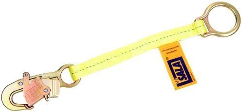 3MDBI-SALA 1231117 D-Ring Extension With Self Locking Snap Hook X 18, Yellow by 3M Fall Protection Business
